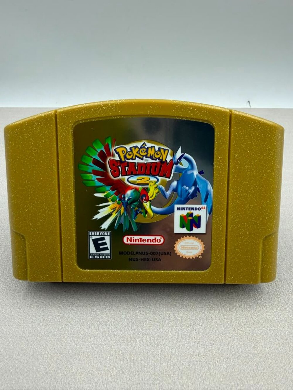 Pokémon Stadium 2 – Gold Cartridge – Nintendo 64 N64 USA Version